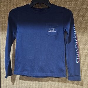 Vineyard Vines Kids Blue Long Sleeve Shirt
